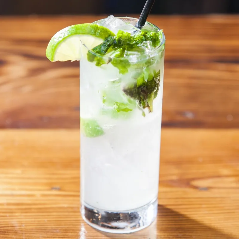 Mojito with fresh mint and lime