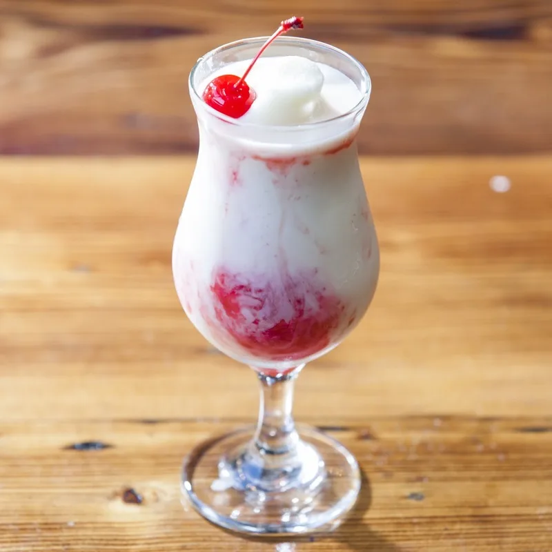 Pina colada cocktail at Inwood Bar and Grill